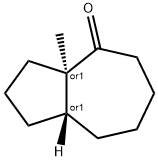 trans-3a-Methylperhydroazulen-4(1H)-one Struktur