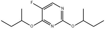 2,4-Di-sec-butoxy-5-fluoro-pyrimidine Struktur