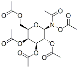 Acetamide, N-(acetyloxy)-N-(2,3,4,6-tetra-O-acetyl-.beta.-D-galactopyranosyl)- Struktur