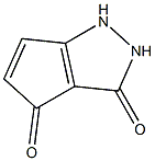 3,4-Cyclopentapyrazoledione,  1,2-dihydro- Struktur