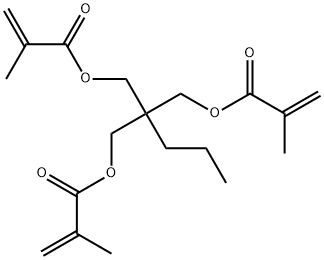 2-[[(2-methyl-1-oxoallyl)oxy]methyl]-2-propyl-1,3-propanediyl bismethacrylate Struktur