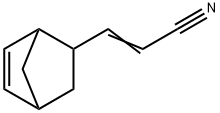 3-(bicyclo[2.2.1]hept-5-en-2-yl)acrylonitrile Struktur