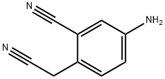 Benzeneacetonitrile,  4-amino-2-cyano- Struktur