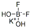 potassium difluorodihydroxyborate(1-) Struktur