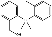 {2-[Dimethyl(2-methylphenyl)silyl]phenyl}methanol Struktur