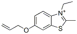 Benzothiazolium,  3-ethyl-2-methyl-6-(2-propenyloxy)-  (9CI) Struktur