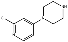 1-(2-CHLORO-PYRIDIN-4-YL)-PIPERAZINE Struktur