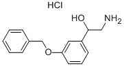 2-AMINO-1-(3-BENZYLOXYPHENYL)ETHANOL HYDROCHLORIDE Struktur