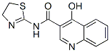 N-[(4,5-Dihydrothiazol)-2-yl]-4-hydroxy-3-quinolinecarboxamide Struktur