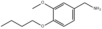 (4-Butoxy-3-methoxybenzyl)amine Struktur