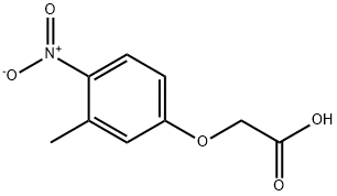 (3-METHYL-4-NITROPHENOXY)ACETIC ACID Struktur