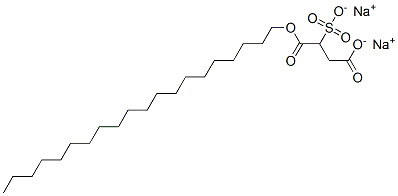 disodium 1-icosyl 2-sulphonatosuccinate Struktur