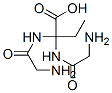 Butanoic  acid,  2,2-bis[(aminoacetyl)amino]-  (9CI) Struktur