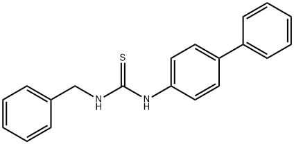 1-benzyl-3-(biphenyl-4-yl)thiourea Struktur