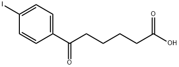 6-(4-IODOPHENYL)-6-OXOHEXANOIC ACID Struktur