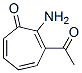 2,4,6-Cycloheptatrien-1-one, 3-acetyl-2-amino- (9CI) Struktur