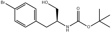 BOC-L-4-BR-PHENYLALANINOL Struktur