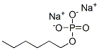 Phosphoric acid, hexyl ester, sodium salt Struktur