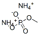 Phosphoric acid, methyl ester, ammonium salt Struktur