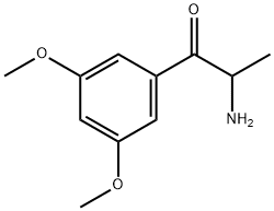 1-Propanone,  2-amino-1-(3,5-dimethoxyphenyl)- Struktur