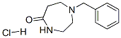 1-benzyl-1,4-diazepan-5-one(HCl) Struktur