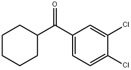 CYCLOHEXYL 3,4-DICHLOROPHENYL KETONE Struktur