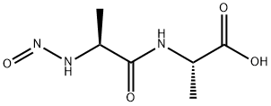 N-(N-Nitroso-L-alanyl)-L-alanine Struktur