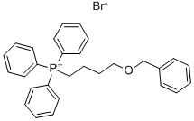 (4-BENZYLOXYBUTYL)TRIPHENYLPHOSPHONIUM BROMIDE Struktur