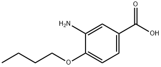 2-Butoxy-5-carboxyaniline, 2-Amino-4-carboxyphenyl but-1-yl ether Struktur