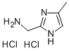 C-(4-METHYL-1H-IMIDAZOL-2-YL)-METHYLAMINE 2HCL Struktur