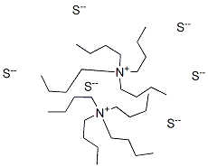 BIS(TETABUTYLAMMONIUM) HEXASULFIDE Struktur