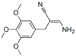 3-amino-2-(3,4,5-trimethoxybenzyl)acrylonitrile Struktur