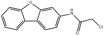 2-chloro-N-dibenzo[b,d]furan-3-ylacetamide Struktur