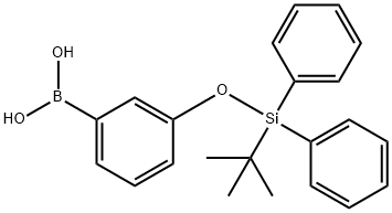 Boronic acid, B-[3-[[(1,1-diMethylethyl)diphenylsilyl]oxy]phenyl]- Struktur