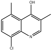 8-Chloro-3,5-diMethyl-4-quinolinol Struktur