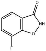 1,2-Benzisoxazol-3(2H)-one,  7-fluoro- Struktur