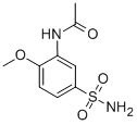 N-(2-METHOXY-5-SULFAMOYL-PHENYL)-ACETAMIDE Struktur