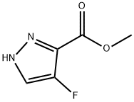 Methyl 4-fluoro-1H-pyrazole-3-carboxylate Struktur