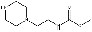 Carbamic acid, [2-(1-piperazinyl)ethyl]-, methyl ester (9CI) Struktur