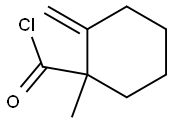 Cyclohexanecarbonyl chloride, 1-methyl-2-methylene- (9CI) Struktur