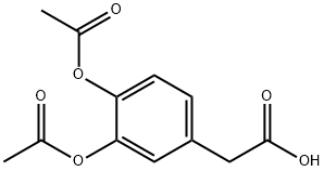 3,4-DIACETOXYPHENYLACETIC ACID Struktur