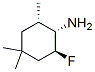 Cyclohexanamine, 2-fluoro-4,4,6-trimethyl-, (1alpha,2beta,6alpha)- (9CI) Struktur