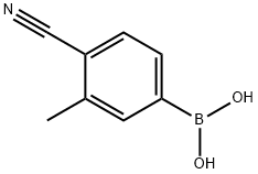 4-Cyano-3-methylphenylboronic acid Struktur