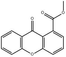 9-OXO-9H-XANTHENE-1-CARBOXYLIC ACID METHYL ESTER Struktur