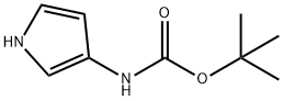 Carbamic acid, 1H-pyrrol-3-yl-, 1,1-dimethylethyl ester (9CI) Struktur