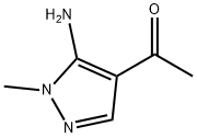 1-(5-Amino-1-methyl-1H-pyrazol-4-yl)ethan-1-one Struktur