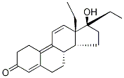 Tetrahydrogestrinone-d4 Struktur