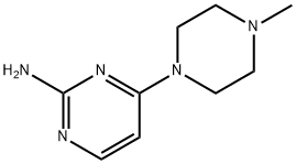 2-PyriMidinaMine, 4-(4-Methyl-1-piperazinyl)- Struktur