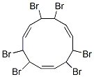 3,4,7,8,11,12-hexabromocyclododeca-1,5,9-triene Struktur