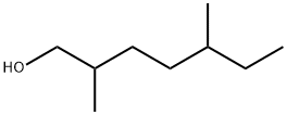 2,5-dimethylheptan-1-ol Struktur